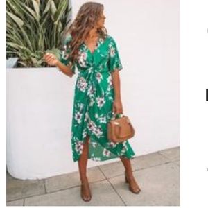 Vici Glenda green dress